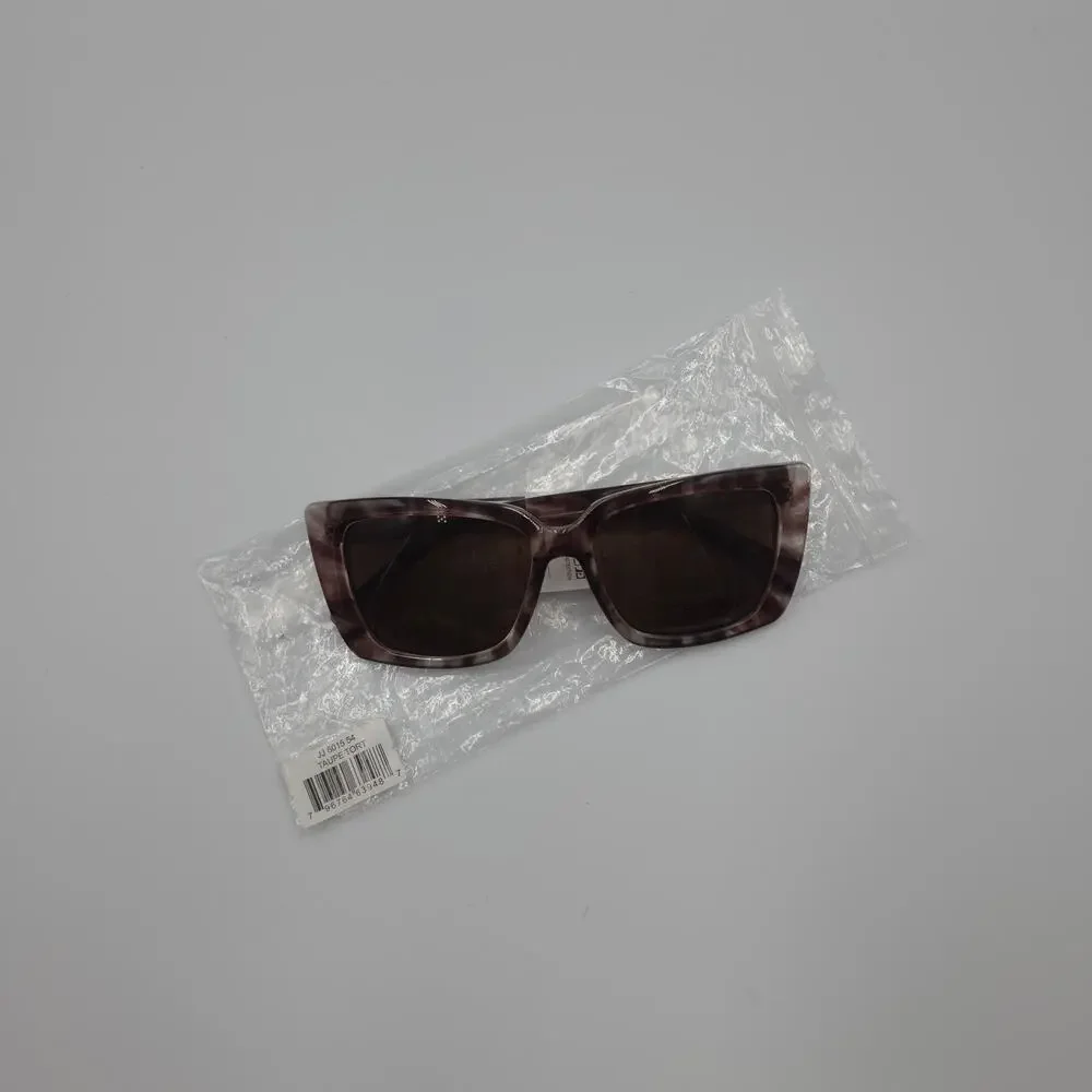 Joe’s Jeans Tortoise Shell Sunglasses in Taupe Tort